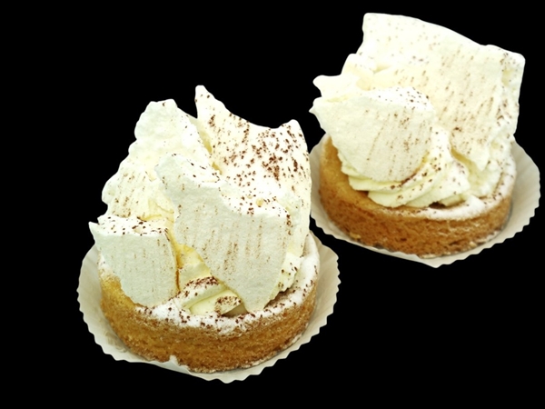 Caramel schuim gebakje