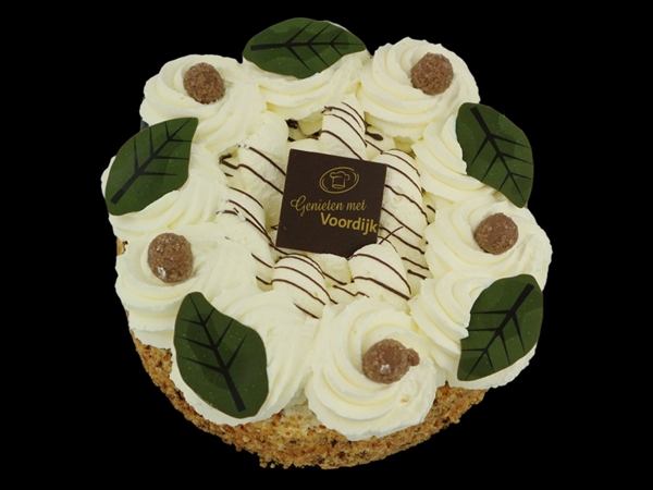 Hazelnootschuimtaart (6 pers)