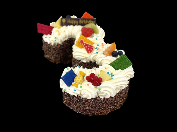 Cijfertaart slagroom